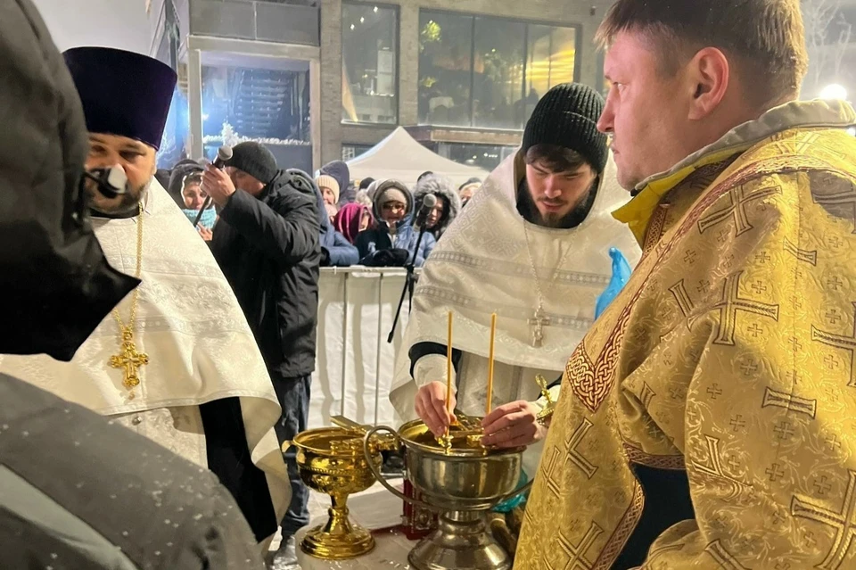 В Железноводске Крещенские купания собрали 600 участников0