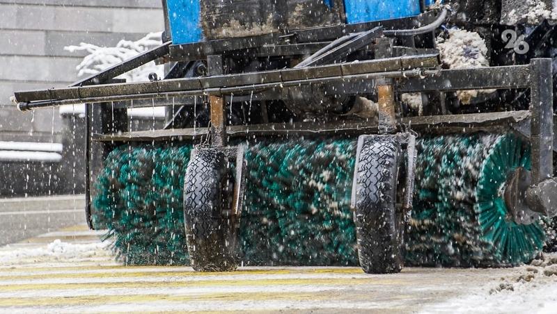 Зимние заносы ликвидируют в Предгорном округе при помощи новой техники