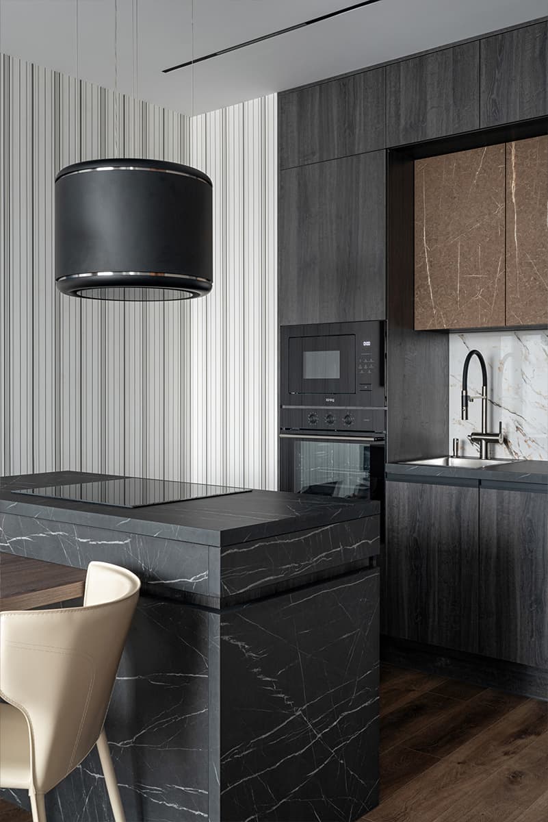 Кухни в интерьерах небольших квартир и студий