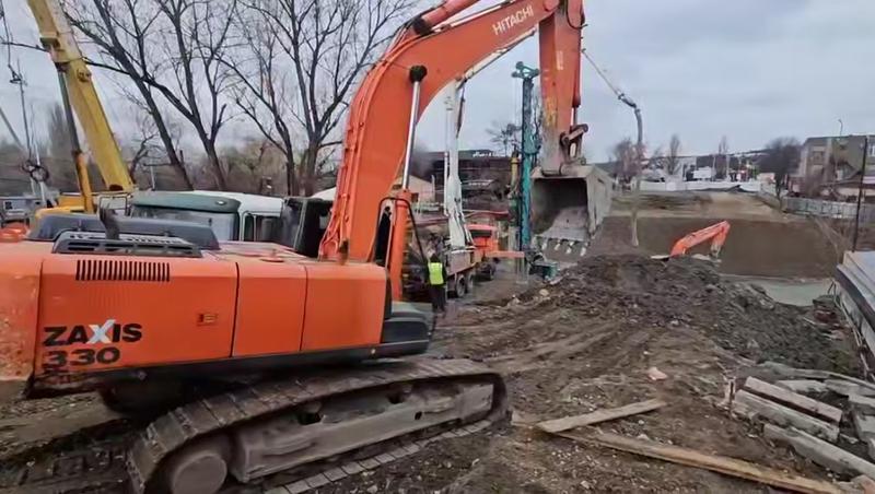 17 свай смонтировано для нового моста в Пятигорске