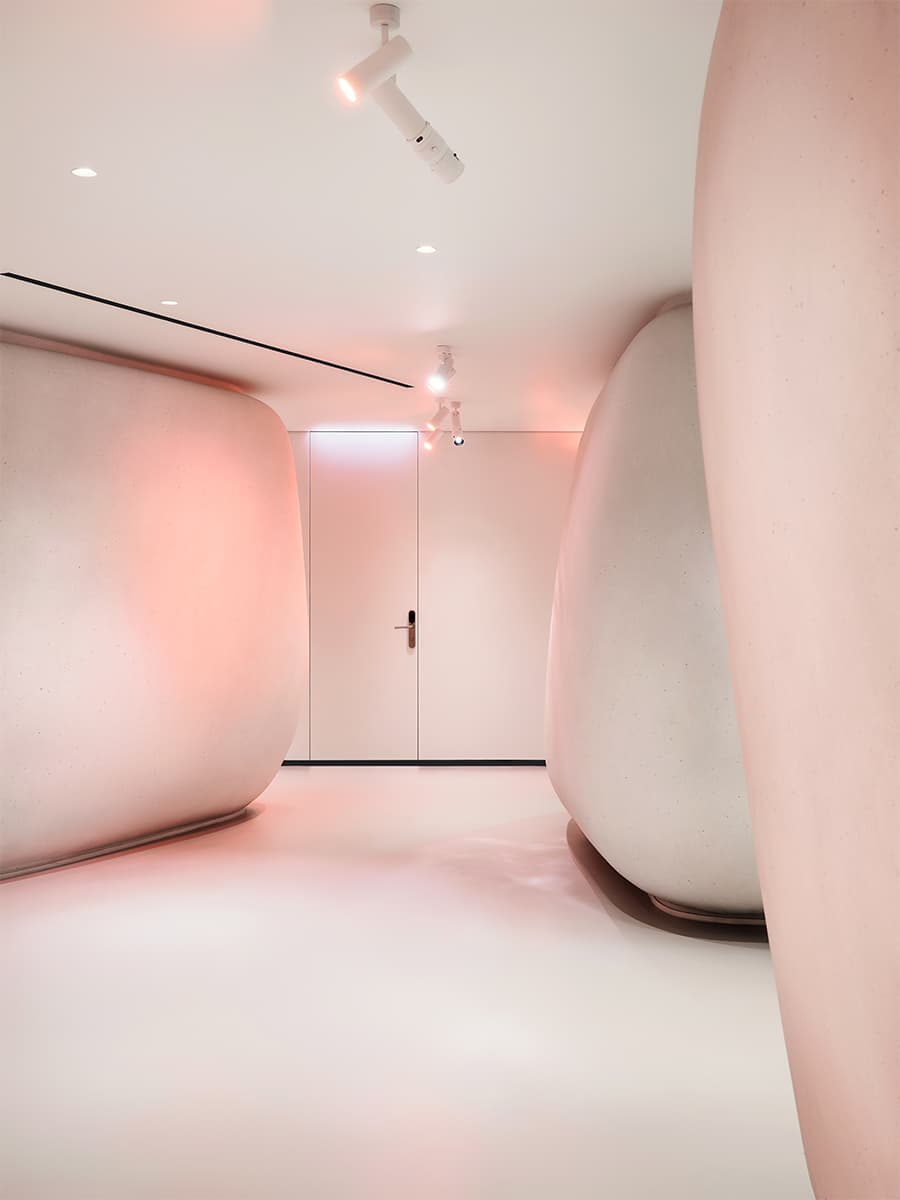 Футуристичный интерьер центра биохакинга в Санкт-Петербурге — проект DA bureau