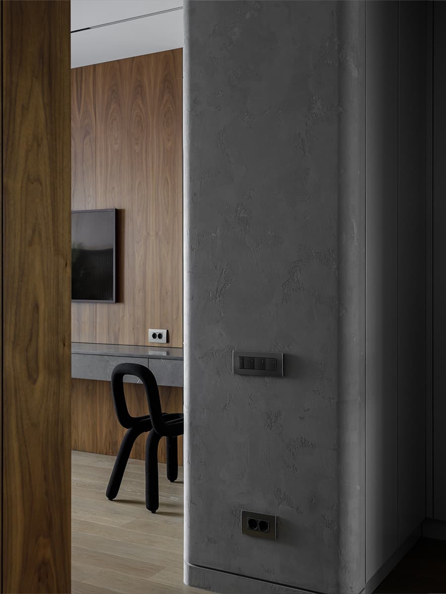 Радиусные объемы и итальянские светильники в интерьере челябинской квартиры — проект Starikova Architects