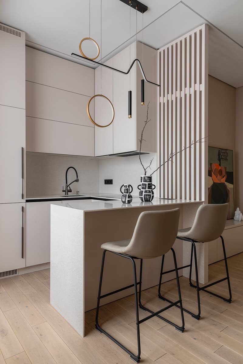 Кухни в интерьерах небольших квартир и студий