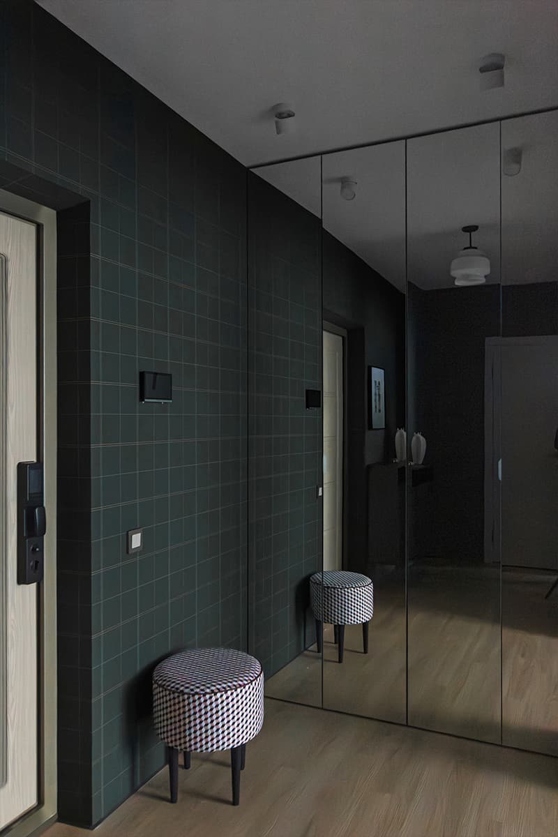 Обволакивающий интерьер компактной квартиры для мужчины — проект дизайн-студии «Воздух»