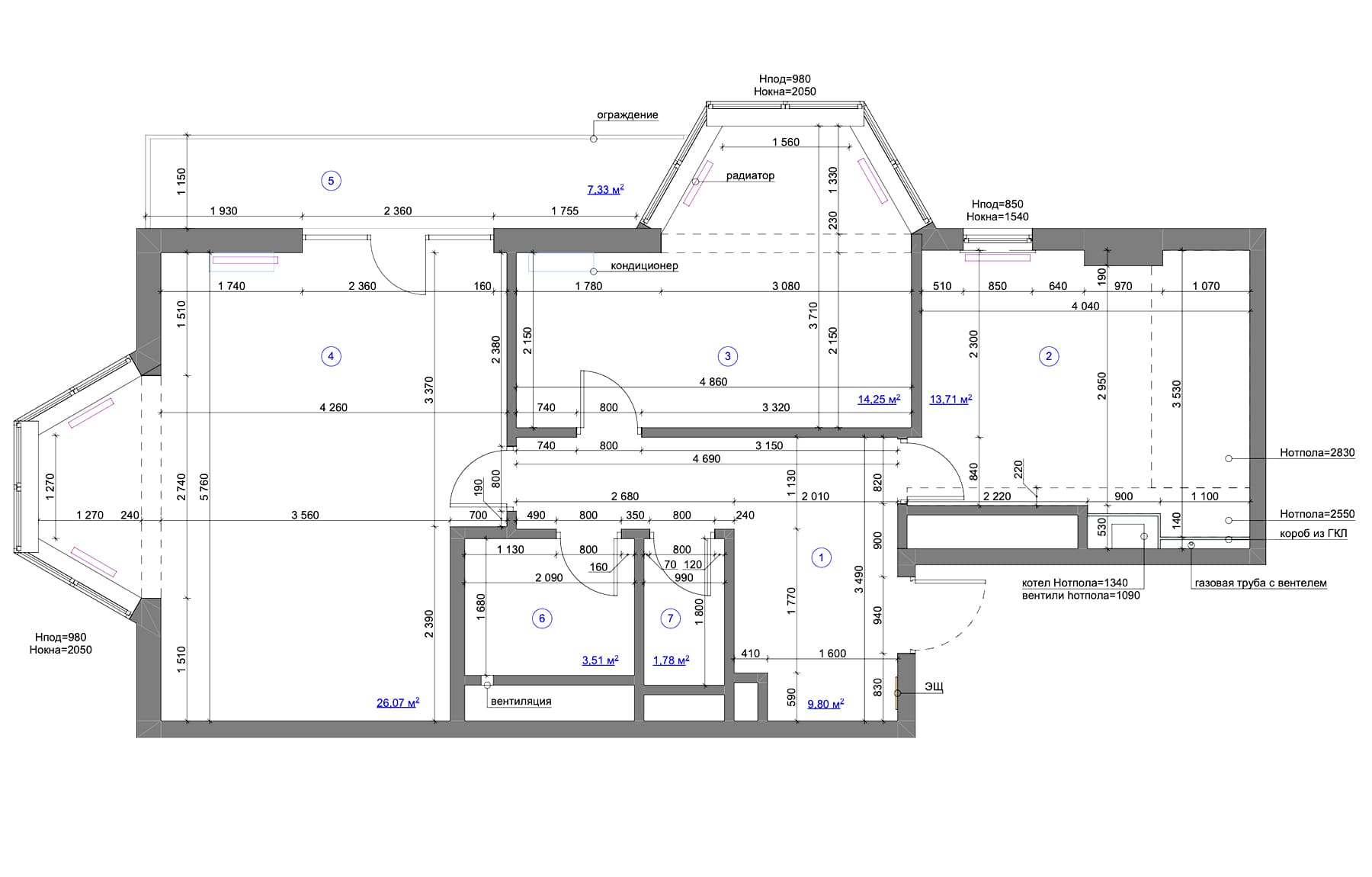 Сдержанный интерьер квартиры с выразительным декором — проект Натальи Чопенко