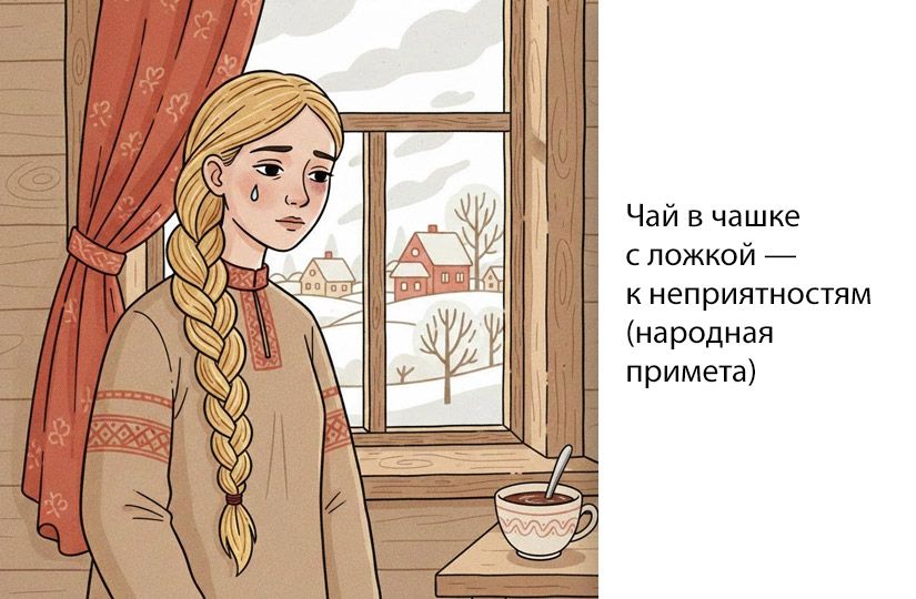 Бабушка будет против: четыре причины не пить чай, пока ложечка в чашке0