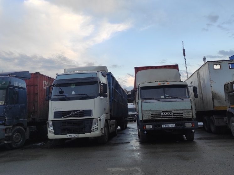 Движение большегрузов через МАПП Верхний Ларс приостановлено из-за непогоды в Грузии