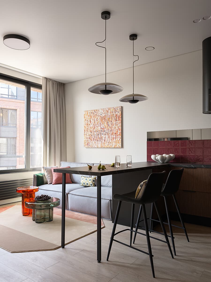 Кухни в интерьерах небольших квартир и студий