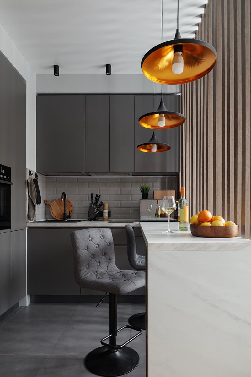 Кухни в интерьерах небольших квартир и студий