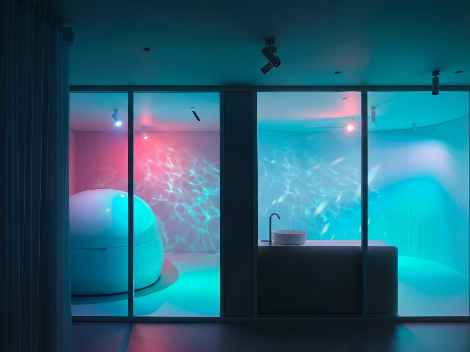 Футуристичный интерьер центра биохакинга в Санкт-Петербурге — проект DA bureau