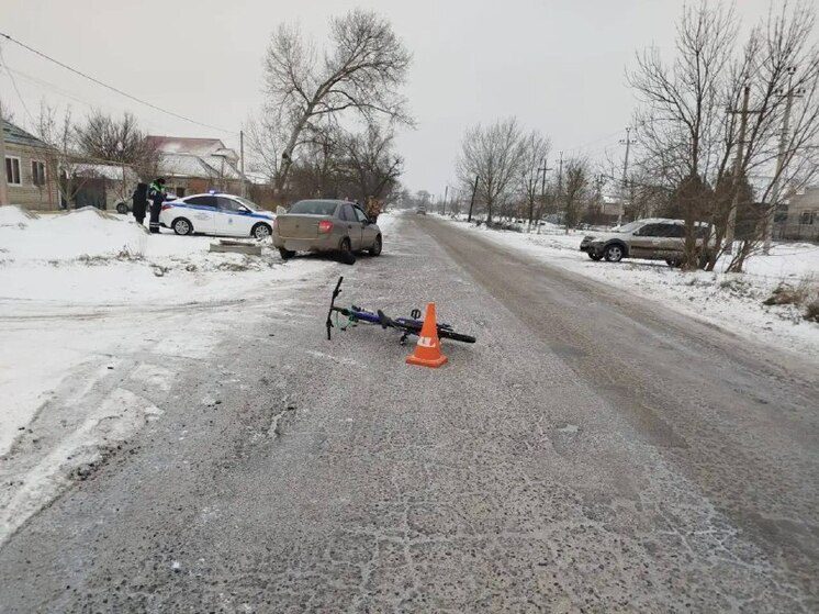 «Гранта» сбила несовершеннолетнего велосипедиста в Советском округе