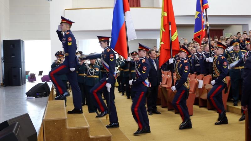 Казачий кадетский Аксайский корпус получил собственное Знамя