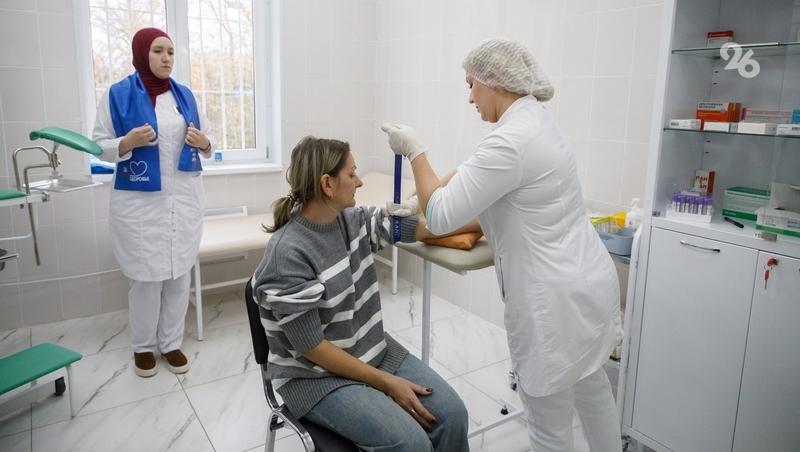 Медики Благодарненской райбольницы провели выездной приём в ауле Эдельбай