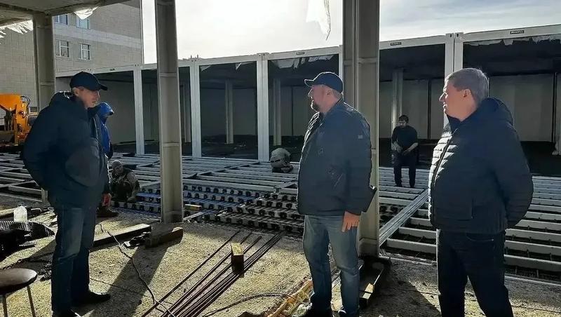 На Ставрополье продолжают строительство нового корпуса здания скорой помощи