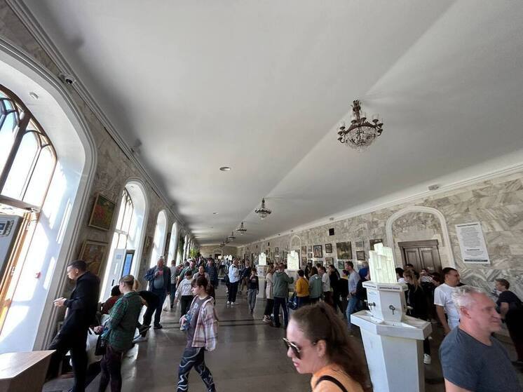 Нарзанная галерея Кисловодска приняла рекордные 7,8 млн посетителей за три года