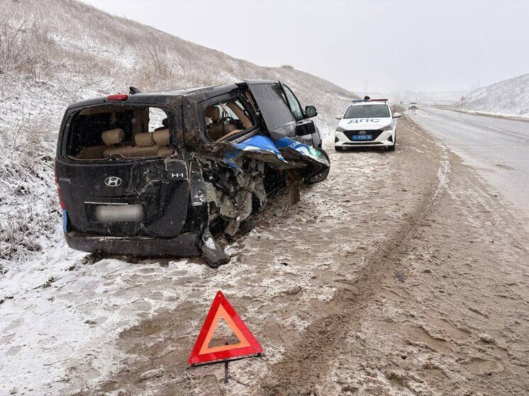 Пять детей и водитель минивэна пострадали в ДТП под Минводами