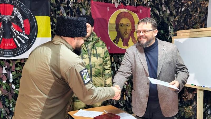 Ставропольский вуз доставил более 2 тонн посылок казачьей бригаде в зоне СВО