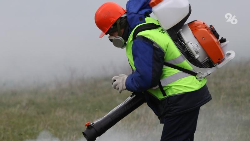 Табачный магазин загорелся в торговом центре Ставрополя