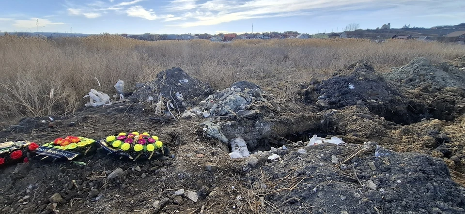 В Ессентуках предприниматель сваливал строительный мусор на кладбище0