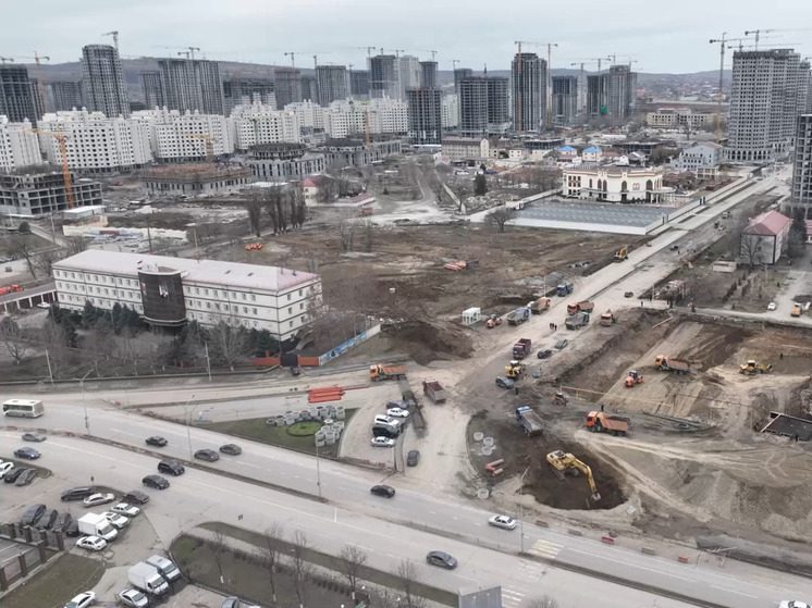 В Грозном построят пешеходный бульвар, два тоннеля и новую транспортную развязку