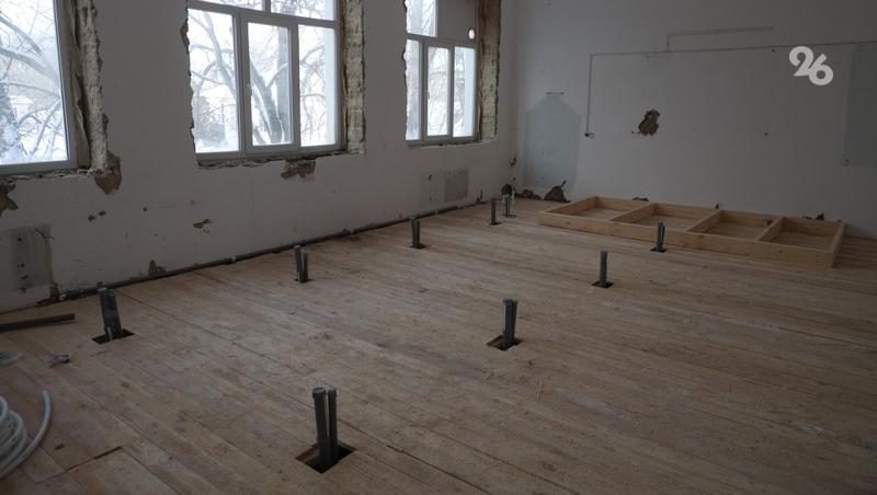 В новой школе на улице Голуба в Ставрополе прокладывают инженерные сети