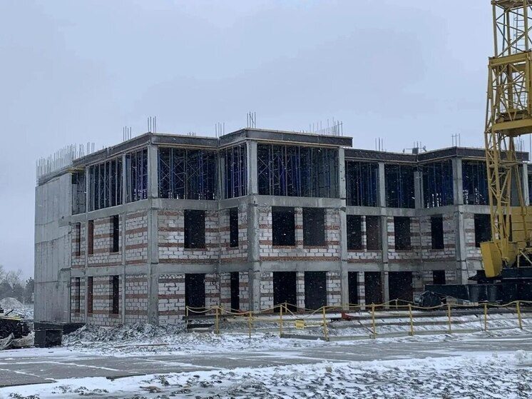 В Ставрополе продолжается строительство детсада на Южном обходе: подрядчик приступил к внутренним работам