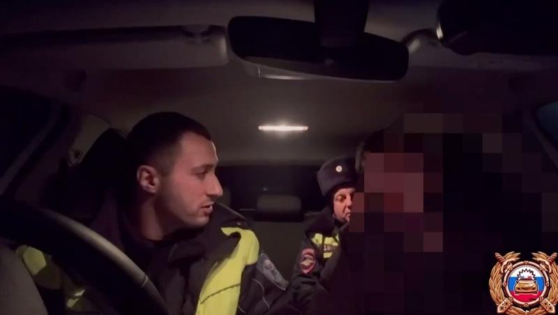 Водитель на Ставрополье пытался уклониться от тестирования на состояние опьянения