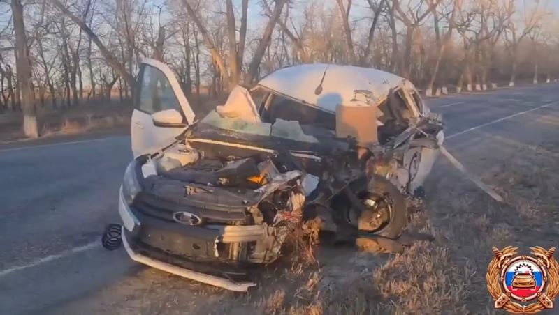 Водитель погиб в лобовом столкновении в Красногвардейском округе