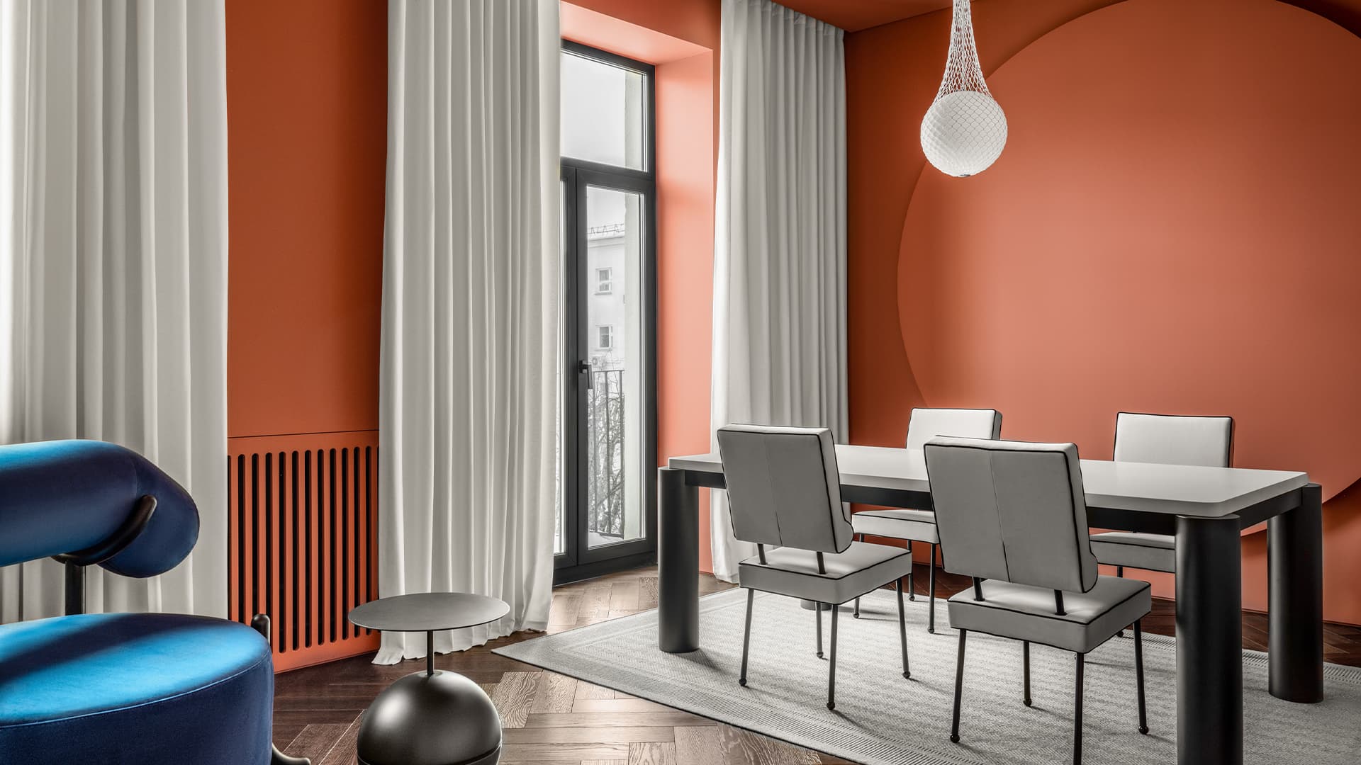 11 интерьеров в технике колор-блокинг 11 интерьеров в технике колор-блокинг