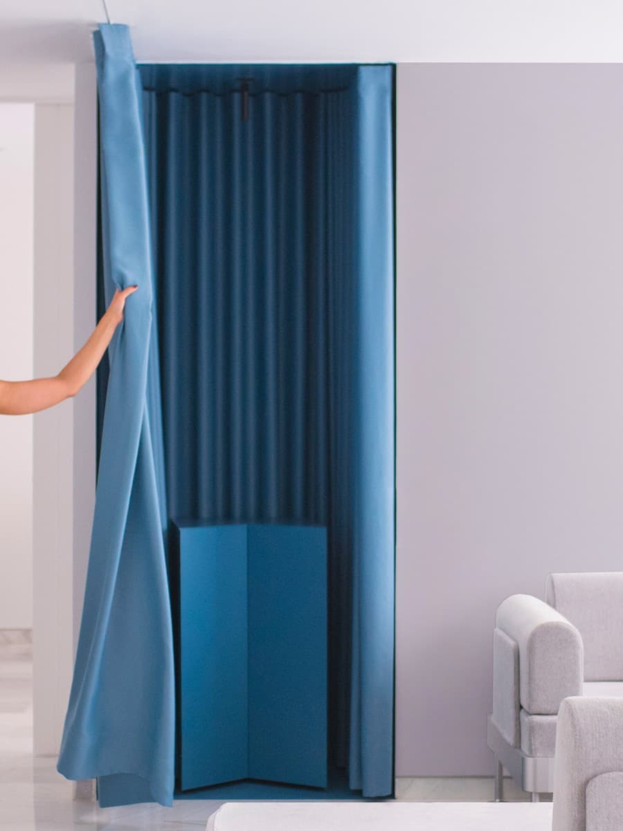 Интерьеры в технике колор-блокинг