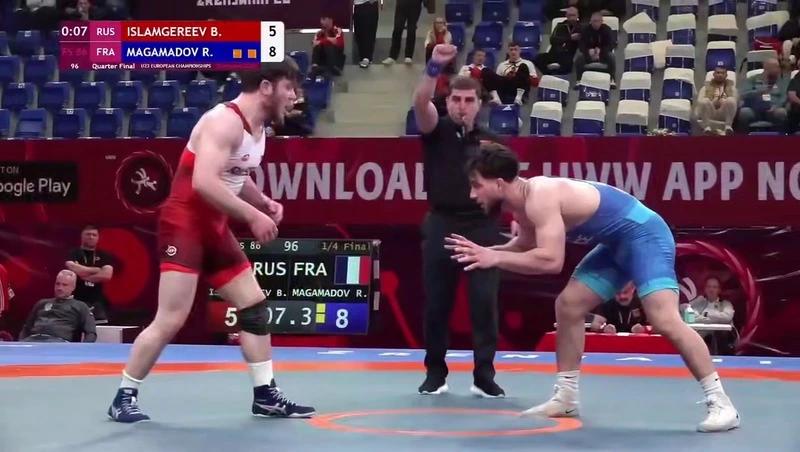 Дагестанский борец применил необычный бросок соперника на чемпионате Европы