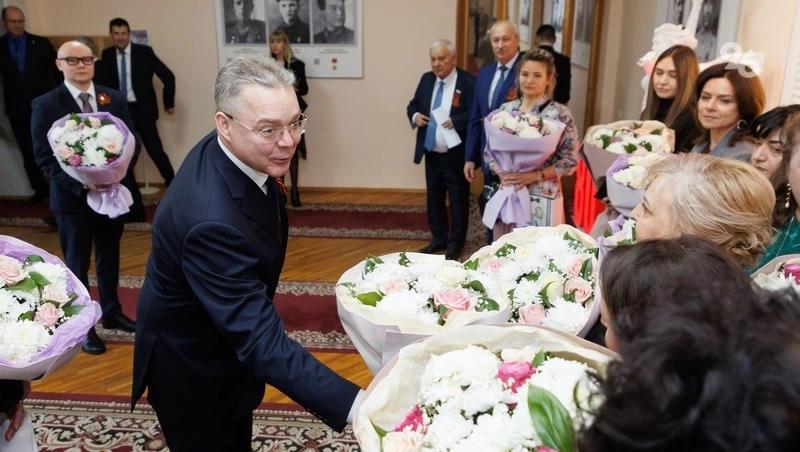 Губернатор Ставрополья встретился с матерями и вдовами бойцов СВО перед 8 Марта