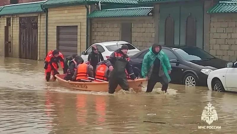 Из подтопленных населённых пунктов Дагестана эвакуировали более 3,3 тыс. жителей