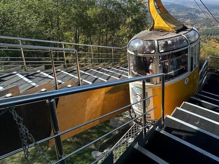 Канатная дорога в нацпарке «Кисловодский» закрыта из-за снегопада