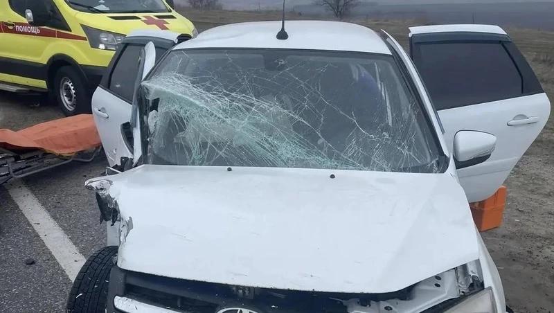 Пассажир &laquo;Лады&raquo; пострадал в тройном ДТП под Ставрополем