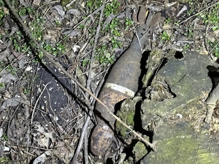 В Предгорном округе обнаружили мину времен Великой Отечественной войны