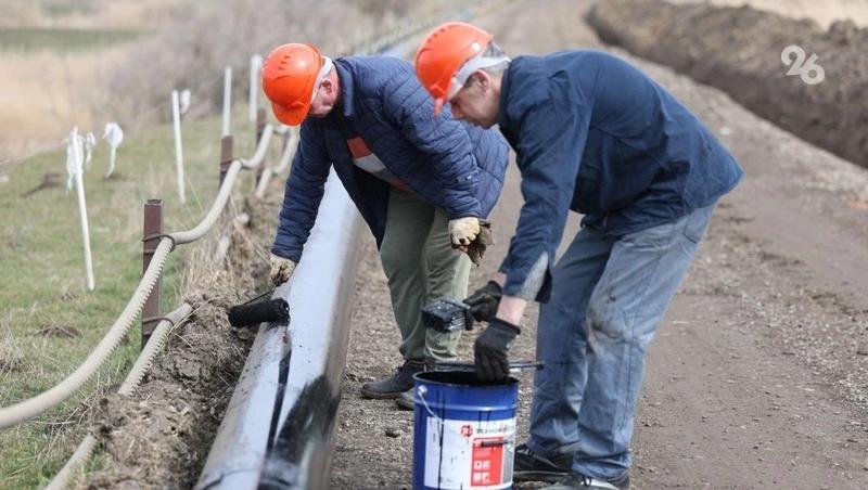 Водовод в Новоалександровском округе отремонтировали на 70%