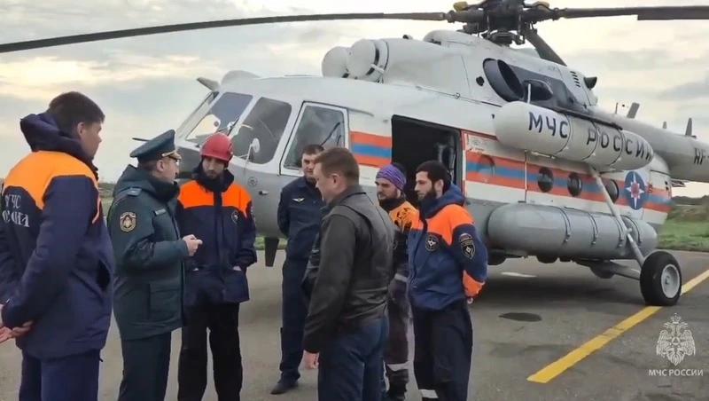 Авиация МЧС вылетела в Дагестан для мониторинга ситуации с паводком с воздуха