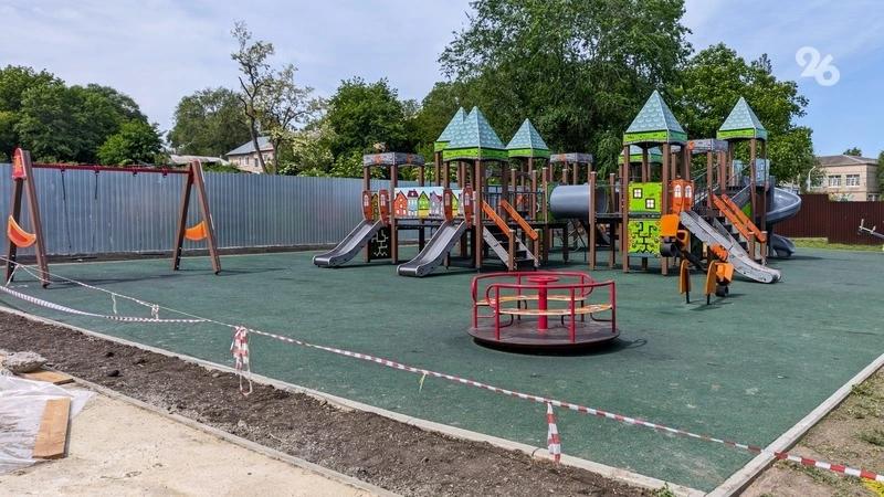 Детские площадки и новые тротуары обустроят в Труновском округе в 2026 году