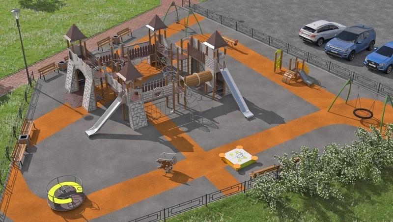 Детскую и спортивную площадки обновят в северо-западном районе Ставрополя