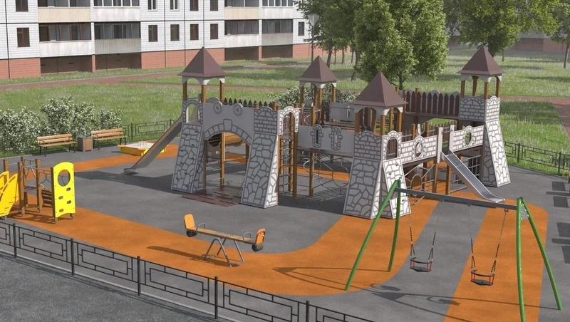 Детскую и спортивную площадки обновят в северо-западном районе Ставрополя