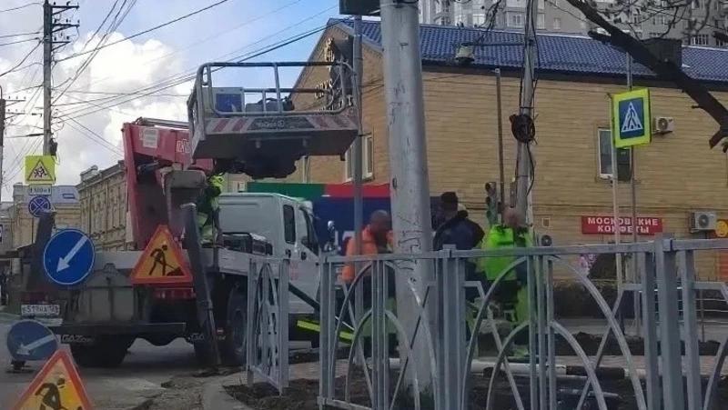 Дорожные работы на улице Черняховского в Ставрополе завершат к началу мая