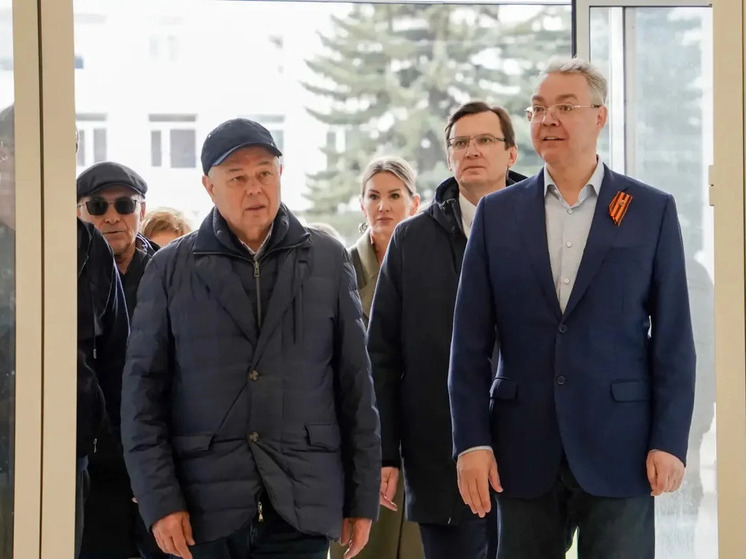 Губернатор Владимиров проинспектировал строительство Конгресс-центра «Россия» на Кавминводах