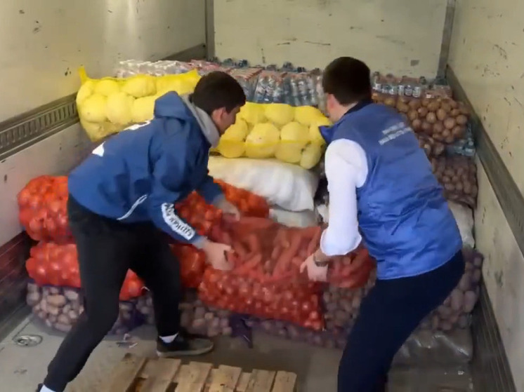 Из Ставрополя в Махачкалу отправили 10 тонн гуманитарной помощи