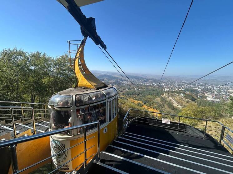 Канатную дорогу в парке Кисловодска закроют на две недели