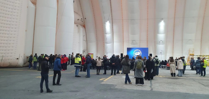 Олег Скрипочка и Сергей Рыжиков встретились с гостями аэропорта Курумоч на старте «Недели космоса»  Ставрополь (Кавказ)4