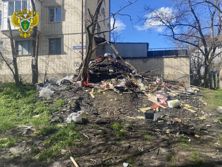 По требованию прокуратуры в центре Ставрополя ликвидирована несанкционированная свалка