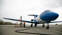 Погодный фронт: самолёт Росгидромета готовится стрелять по облакам на Ставрополье