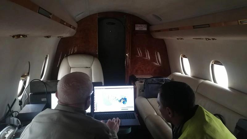 Погодный фронт: самолёт Росгидромета готовится стрелять по облакам на Ставрополье