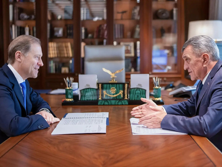 Сергей Меняйло обсудил с Денисом Мантуровым развитие промышленности и образования в Северной Осетии